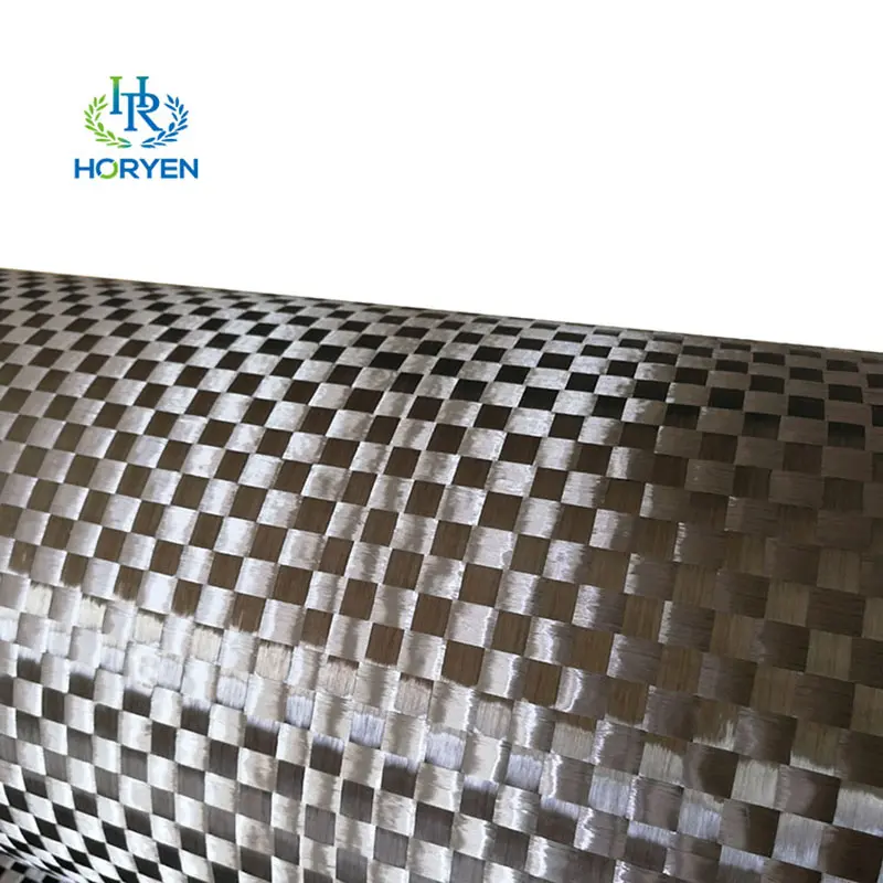 12K 200gsm Plain Spread Tow Carbon Fiber Cloth ...