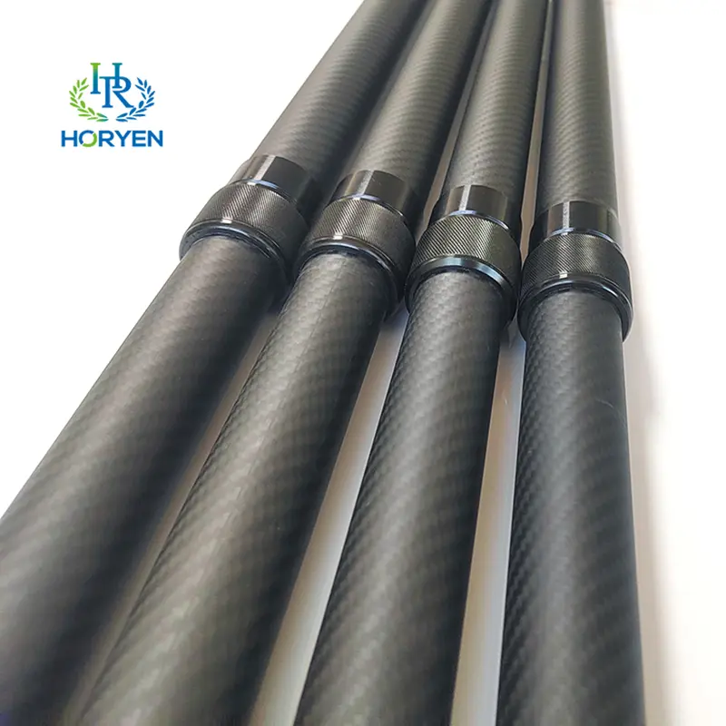 Custom Size Twist Lock 3K Telescopic Carbon Fib...
