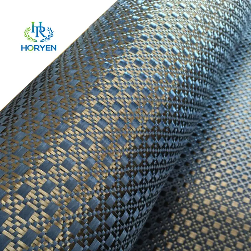 3K Different Type Colored Aramid Carbon Fiber F...