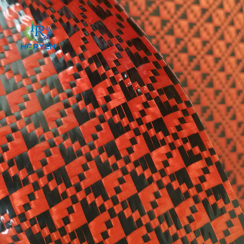 High Tensile Carbon Fiber Leather Cloth For Bag...