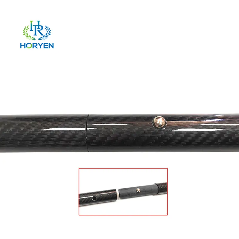 High Modulus 3K Telescopic Carbon Fiber Tube Wi...